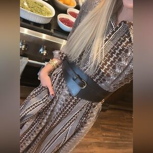 Julia Amory Brown Shirtdress - Small